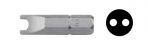 #8 Spanner Bit (1" Long, 1/4" Hex) (Snake Eyes) Tamperproof